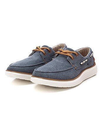 Chaussures bateau homme en toile