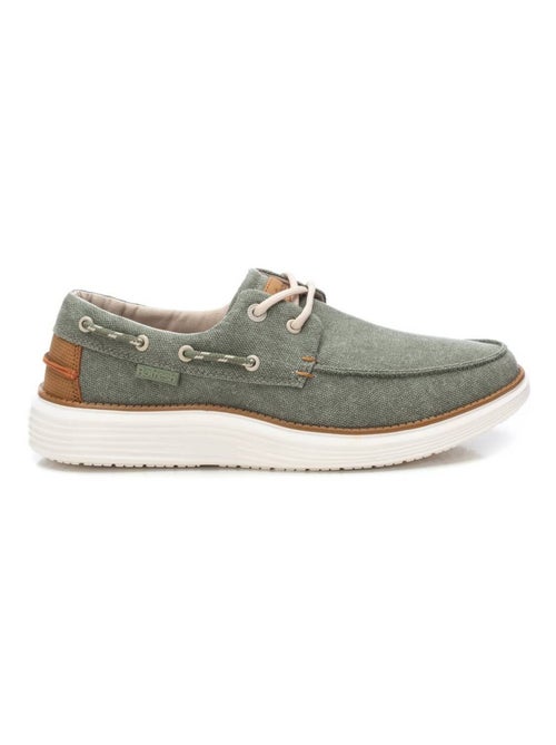 Chaussures bateau homme en toile - Kiabi