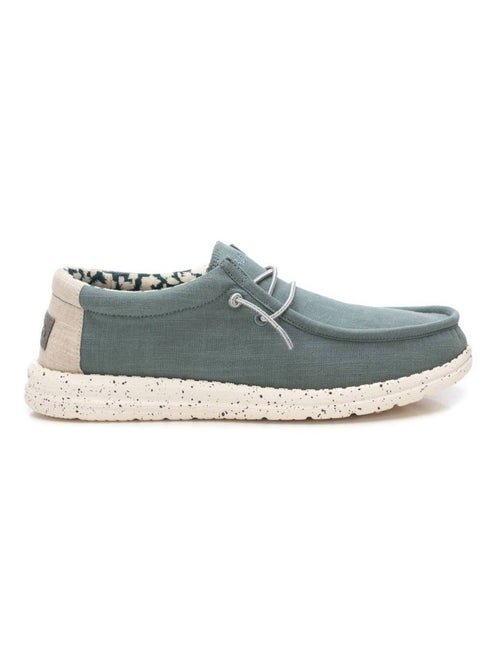 Chaussures bateau homme en toile - Kiabi