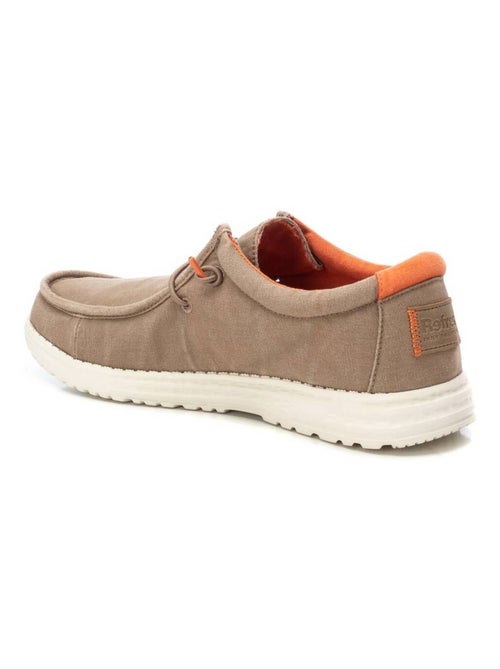 Chaussures bateau homme en toile - Kiabi