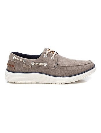 Chaussures bateau homme en toile