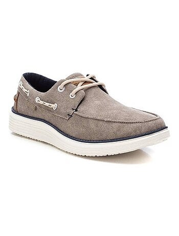 Chaussures bateau homme en toile