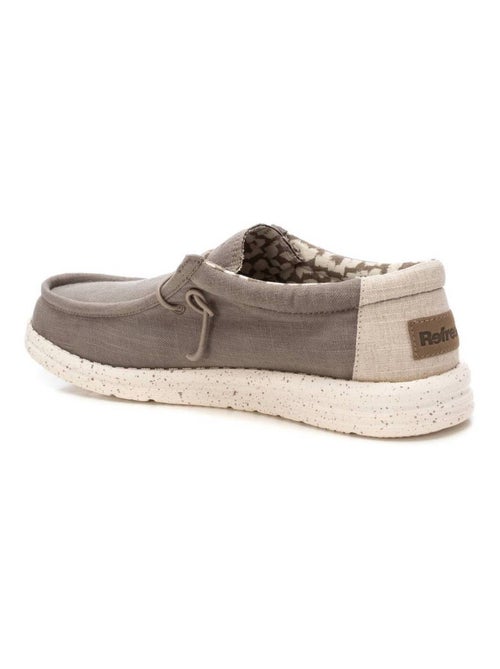 Chaussures bateau homme en toile - Kiabi