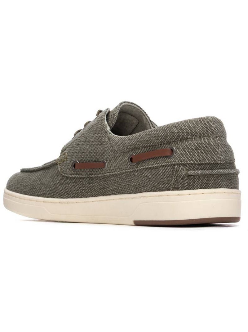 Chaussures bateau homme Kaki - Kiabi