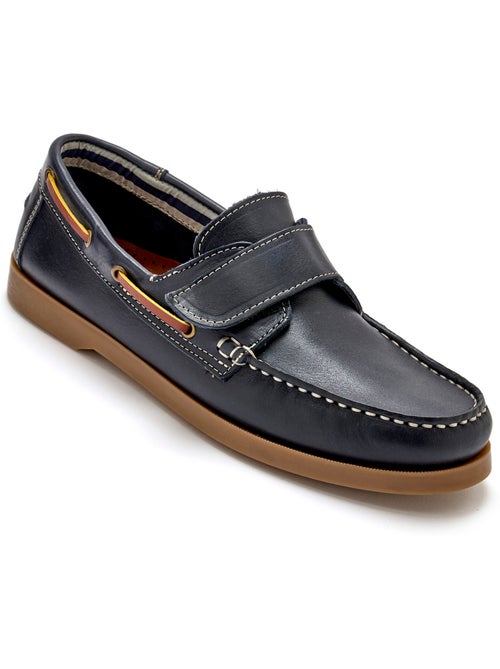 Chaussures bateau patte scratch - PEDICONFORT - Kiabi