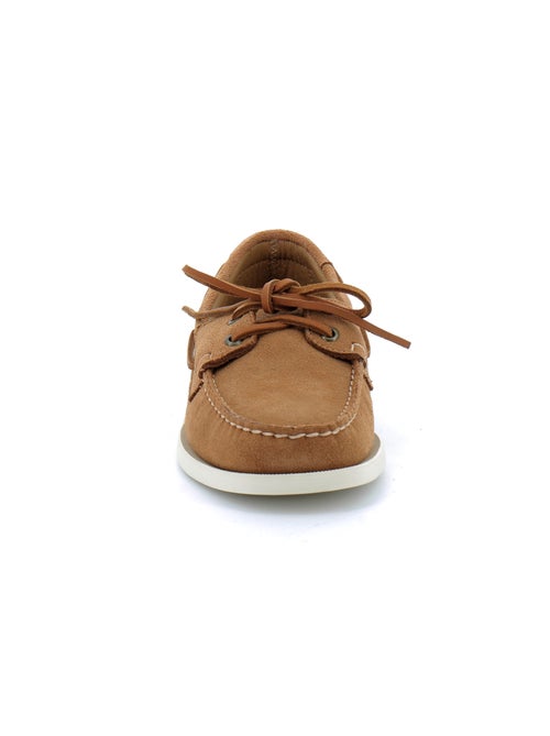 Chaussures Bateau Pour Homme EN Suede Docksides Portland Flesh OUT - Kiabi