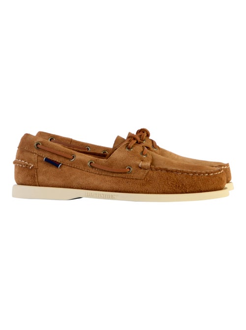 Chaussures Bateau Pour Homme EN Suede Docksides Portland Flesh OUT - Kiabi
