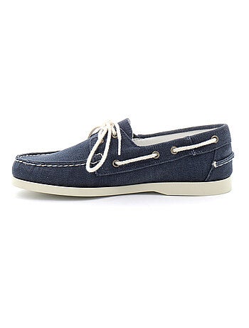 Chaussures Bateau Pour Homme EN Toile Docksides Portland Washed Canvas