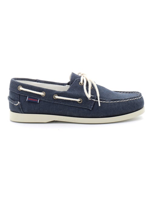 Chaussures Bateau Pour Homme EN Toile Docksides Portland Washed Canvas - Kiabi