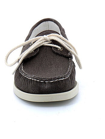 Chaussures Bateau Pour Homme EN Toile Docksides Portland Washed Canvas