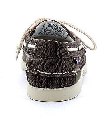 Chaussures Bateau Pour Homme EN Toile Docksides Portland Washed Canvas