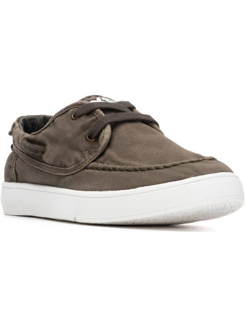 Chaussures bateau pour homme Kaki - Kiabi