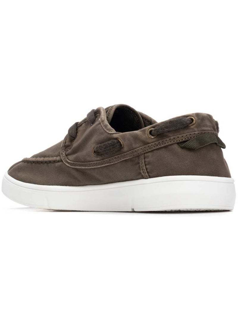 Chaussures bateau pour homme Kaki - Kiabi