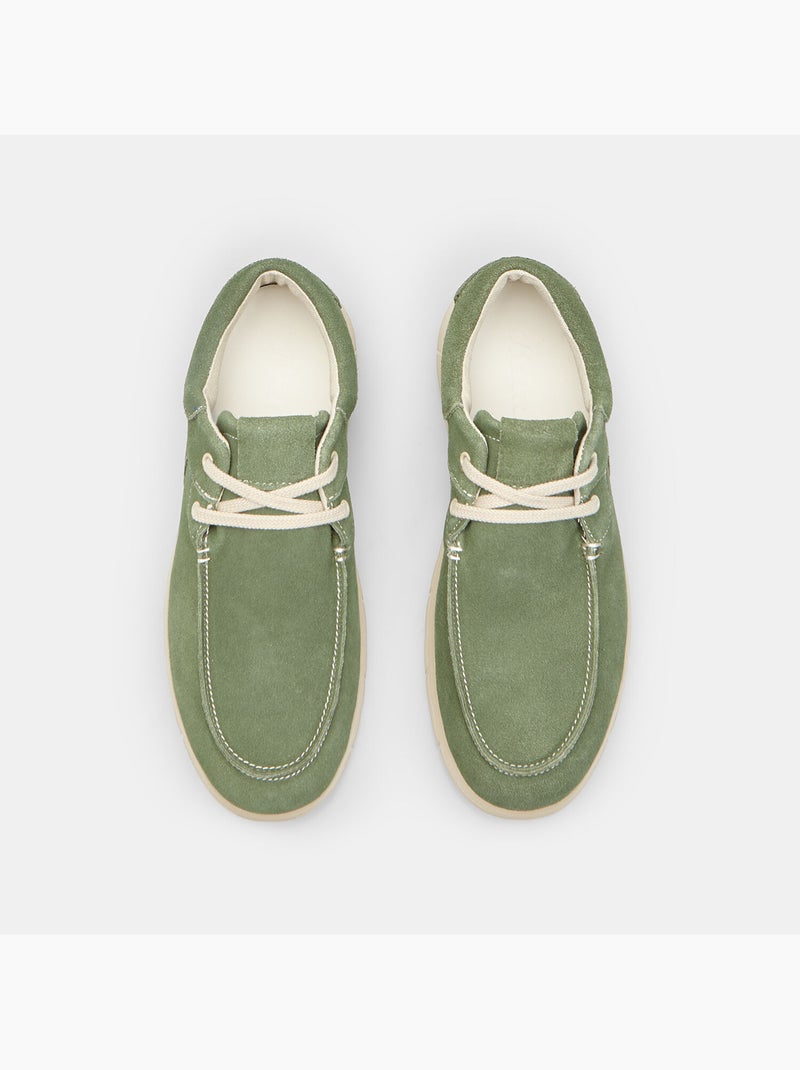 Chaussures bateaux décontractée Bata Vert - Kiabi