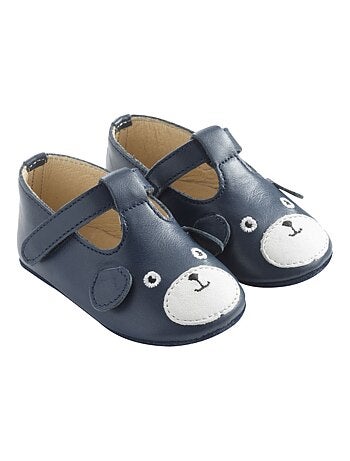 Chaussures b?b? cuir souple Poupi
