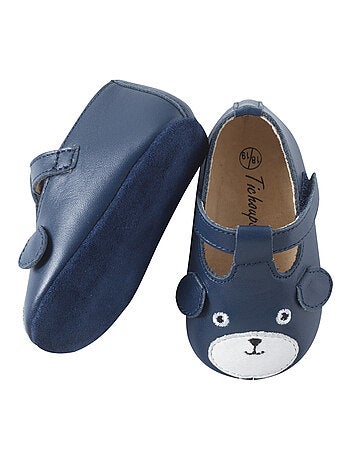 Chaussures b?b? cuir souple Poupi
