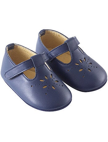 Chaussures b?b? cuir souple Salom?