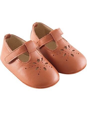 Chaussures b?b? cuir souple Salom?