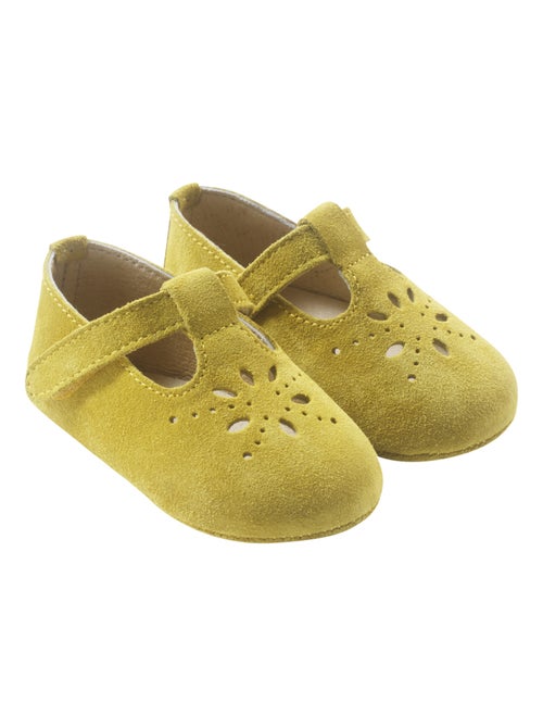 Chaussures b?b? cuir souple Salom? - Kiabi