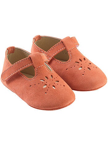 Chaussures b?b? cuir souple Salom?