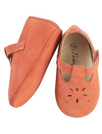 Chaussures b?b? cuir souple Salom?