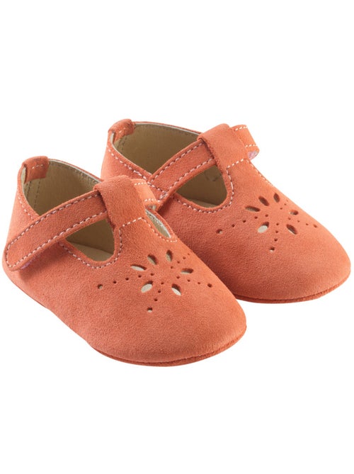 Chaussures b?b? cuir souple Salom? - Kiabi