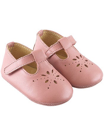 Chaussures b?b? cuir souple Salom?