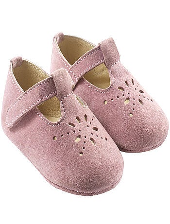 Chaussures b?b? cuir souple Salom?