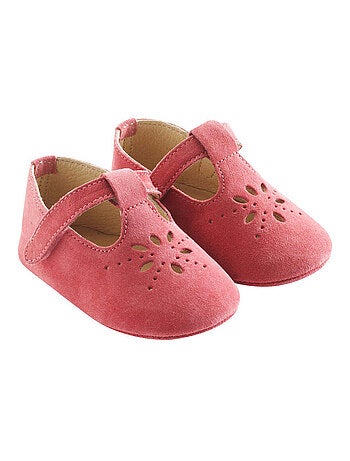Chaussures b?b? cuir souple Salom?