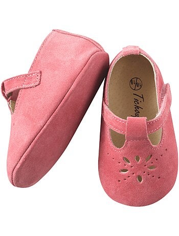 Chaussures b?b? cuir souple Salom?