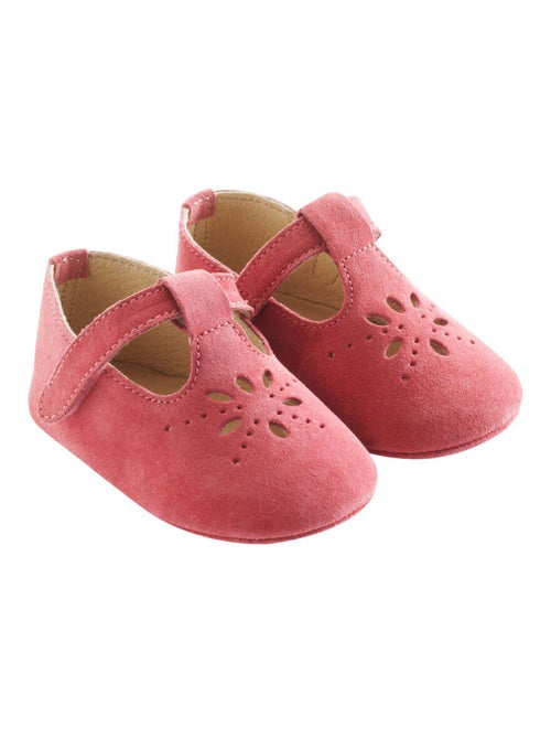 Chaussures b?b? cuir souple Salom? - Kiabi