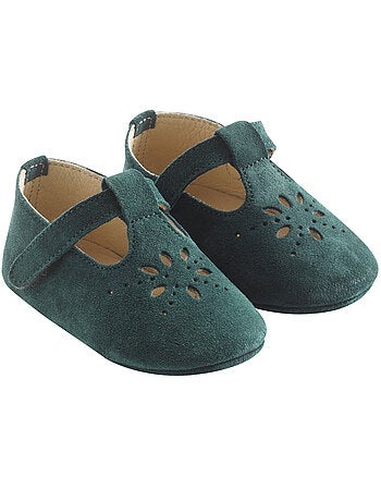 Chaussures b?b? cuir souple Salom?