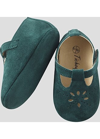Chaussures b?b? cuir souple Salom?