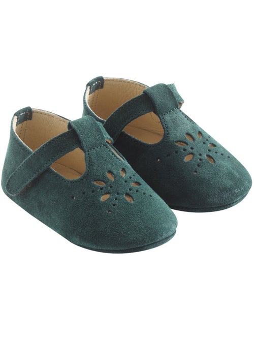Chaussures b?b? cuir souple Salom? - Kiabi