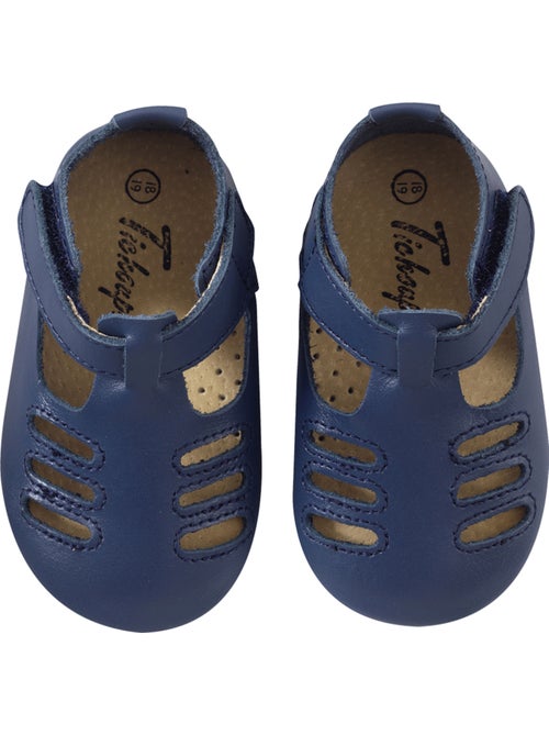 Chaussures b?b? cuir souple Tibilly - Kiabi