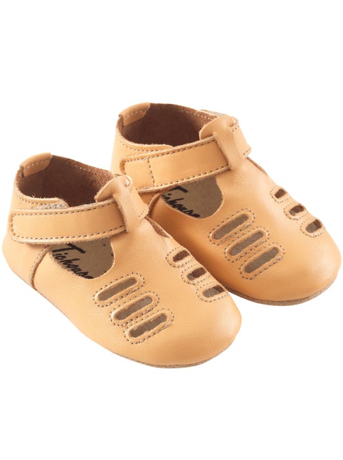 Chaussures b?b? cuir souple Tibilly - Kiabi
