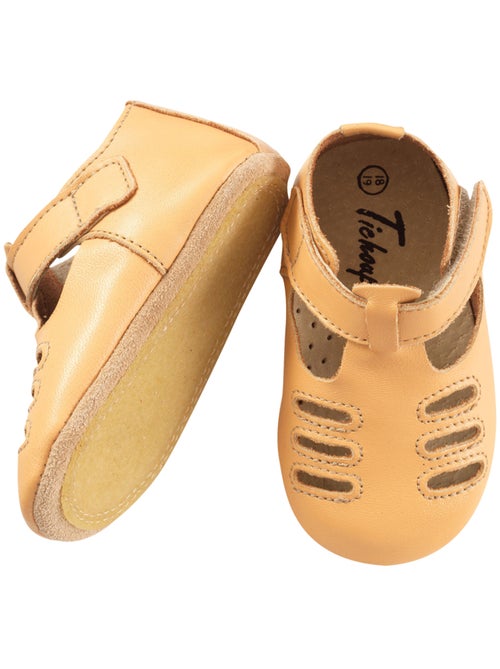 Chaussures b?b? cuir souple Tibilly - Kiabi