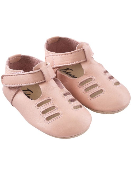 Chaussures b?b? cuir souple Tibilly - Kiabi