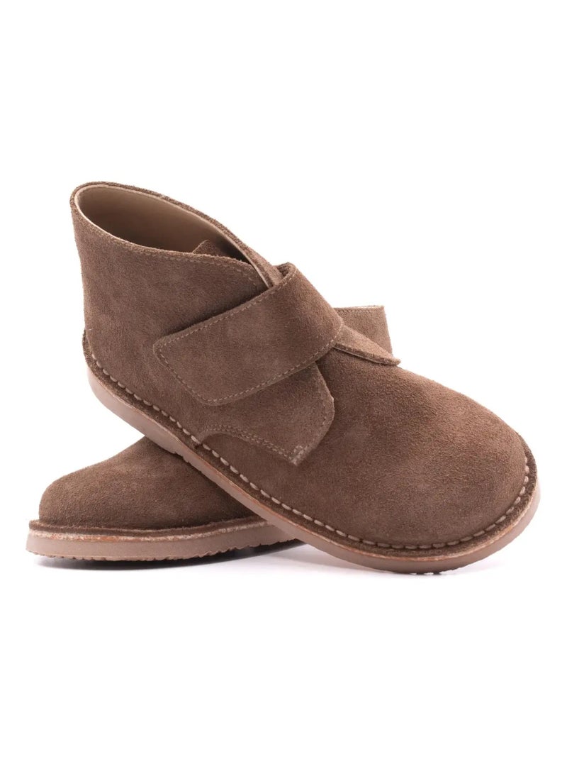 Chaussures Bébé à Scratch - Boni Mini Marius Gris souris - Kiabi