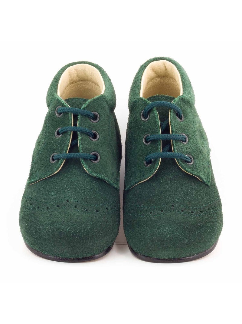Chaussures Bébé Classique En Daim - Boni Richard Vert - Kiabi