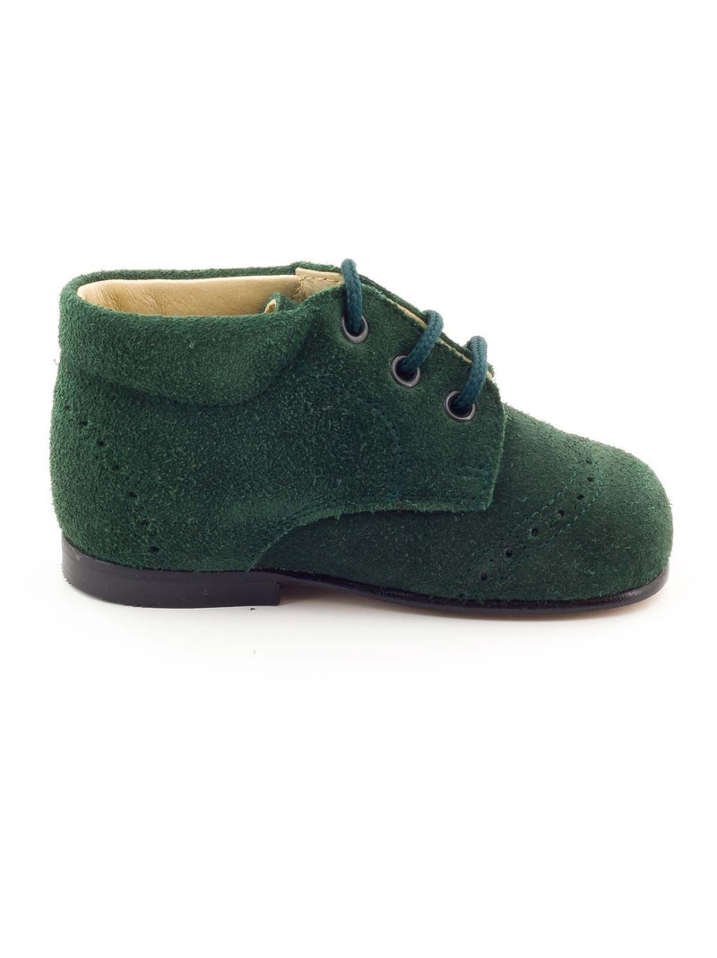 Chaussures Bébé Classique En Daim - Boni Richard Vert - Kiabi