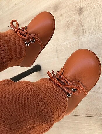 Chaussures bébé cuir souple Gaby