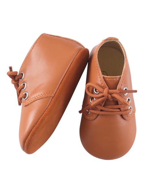 Chaussures bébé cuir souple Gaby - Kiabi