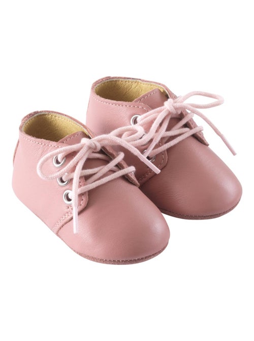 Chaussures bébé cuir souple Gaby - Kiabi