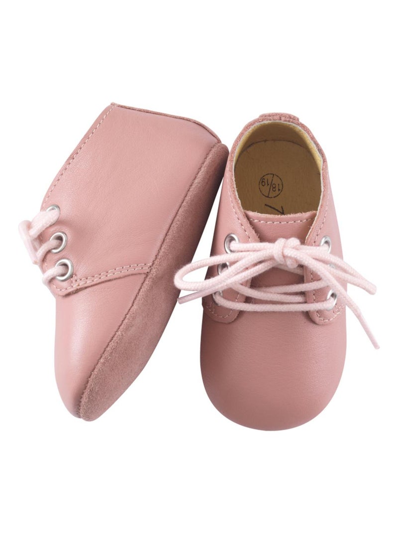 Chaussures bébé cuir souple Gaby Rose - Kiabi