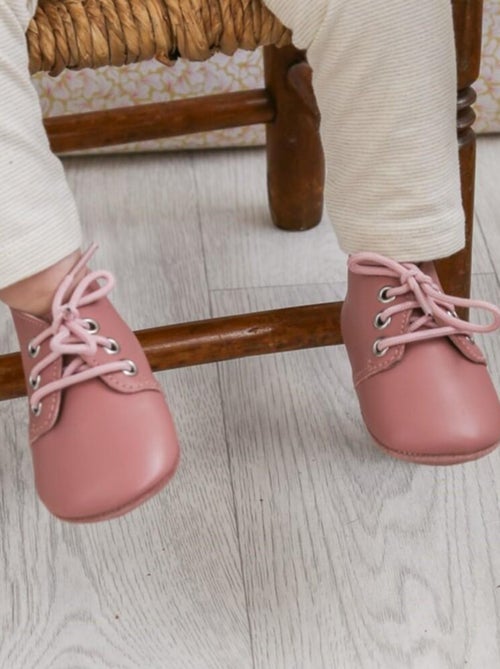 Chaussures bébé cuir souple Gaby - Kiabi