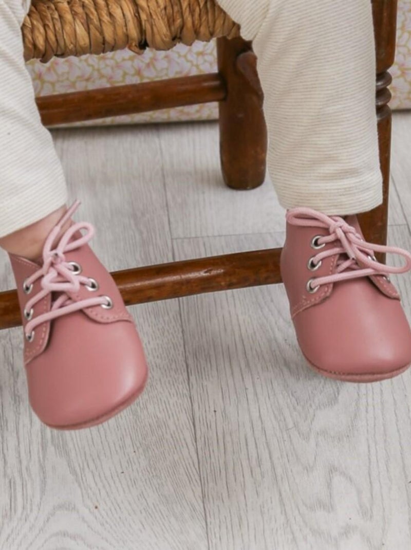 Chaussures bébé cuir souple Gaby Rose - Kiabi