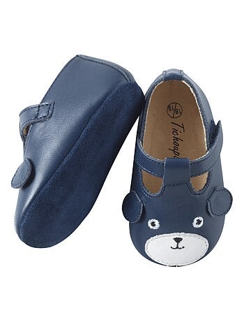 Chaussures bébé cuir souple Poupi