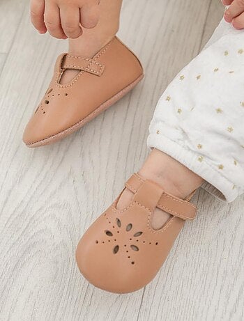 Chaussures bébé cuir souple Salomé