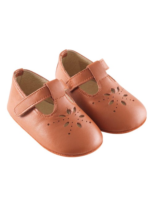 Chaussures bébé cuir souple Salomé - Kiabi
